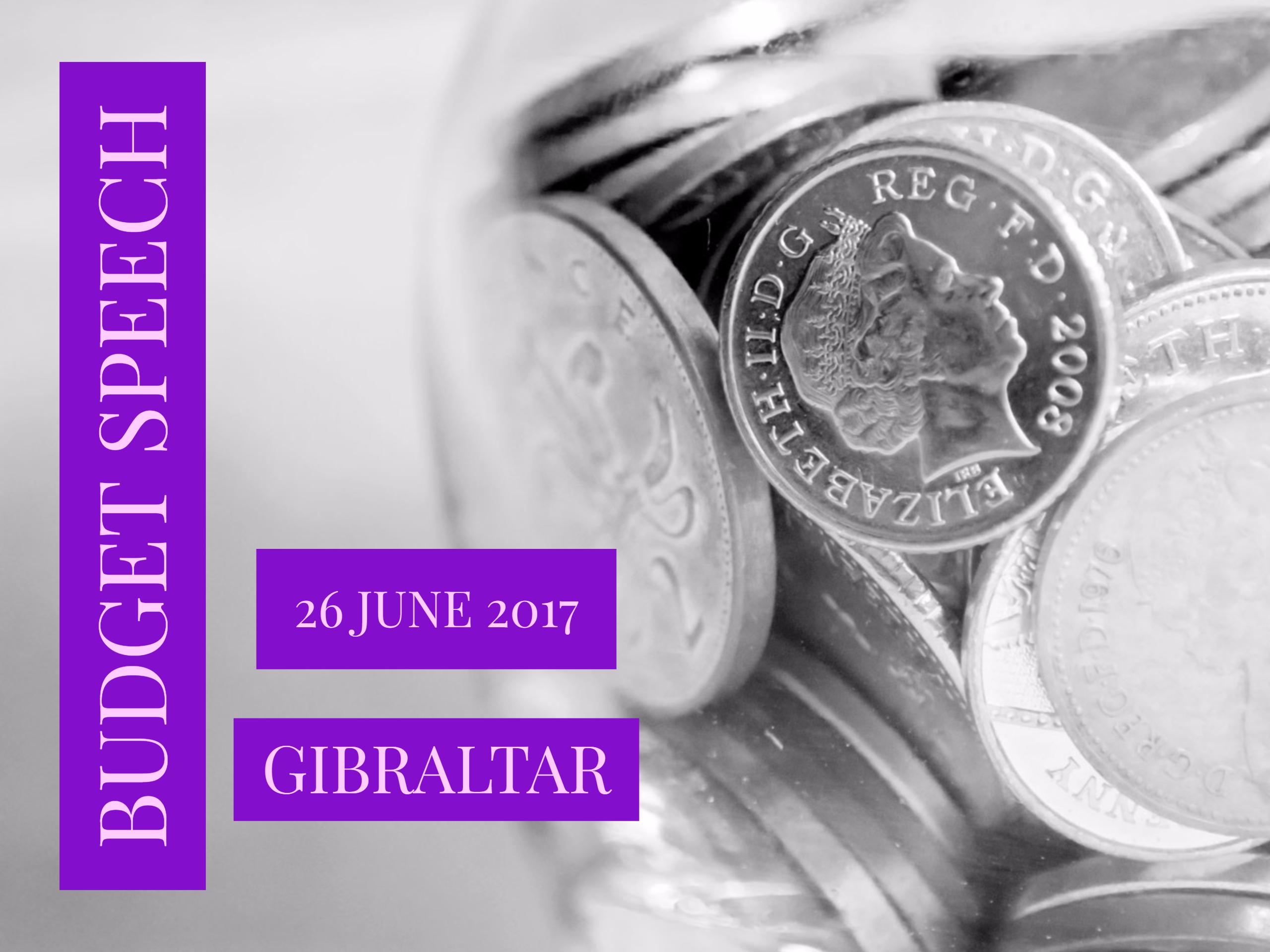 Gibraltar Budget 2017 Image