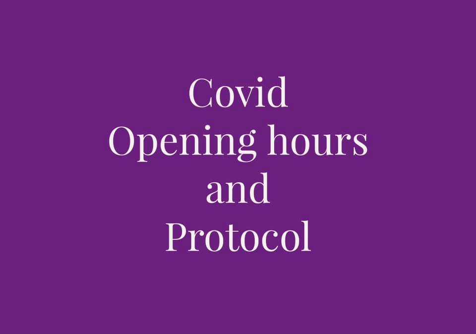 Covid opening hours and protocol Image