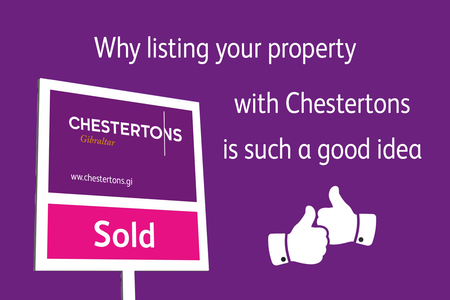 Why you should list your property with Chestertons Gibraltar Image