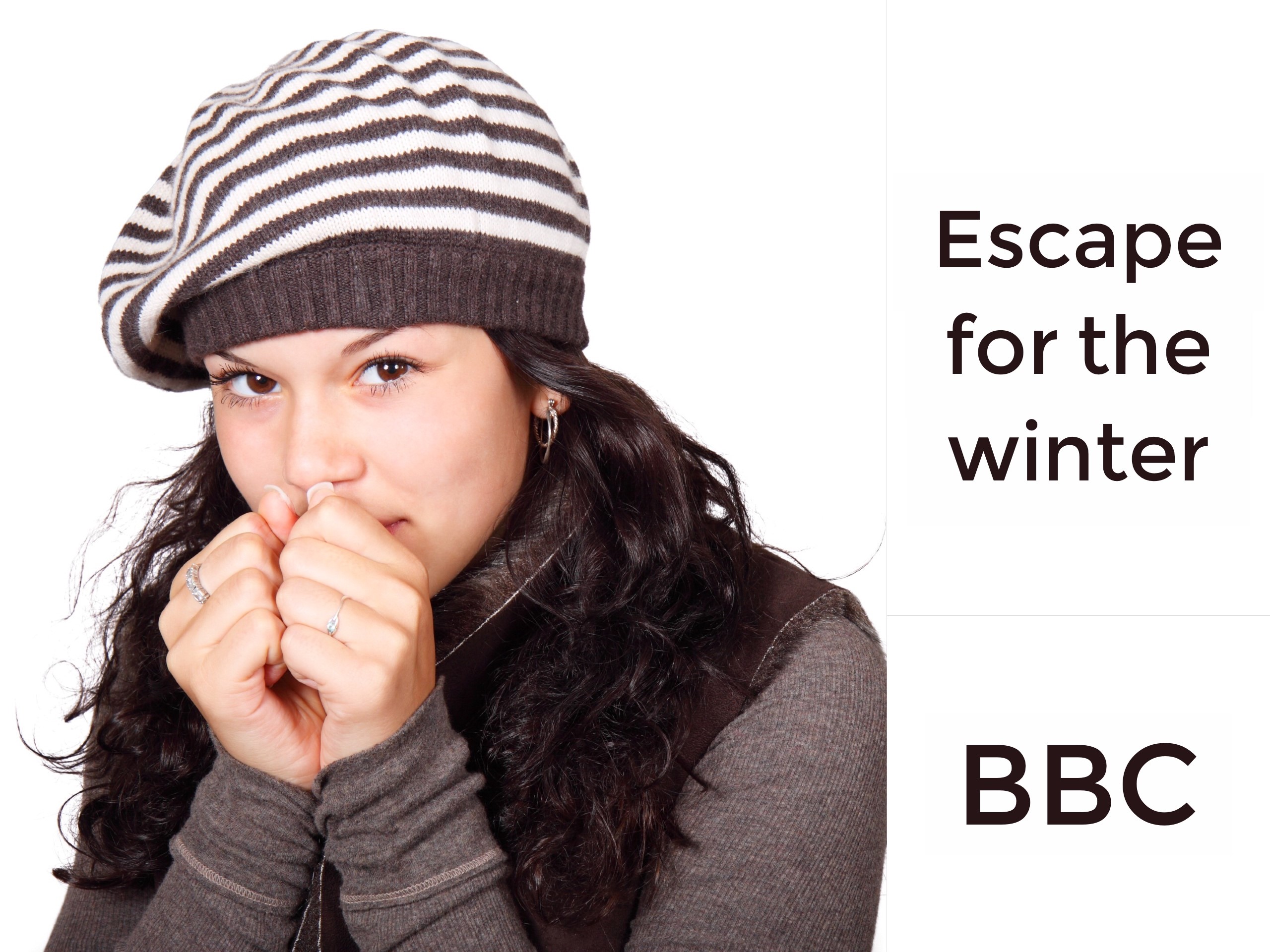 Escape for the winter – and be on TV  Image