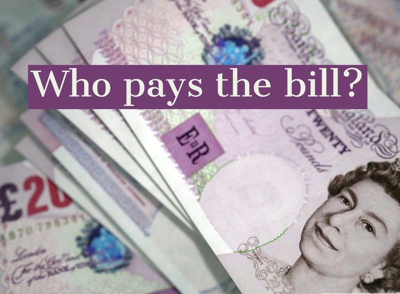 Who pays the bill? Image