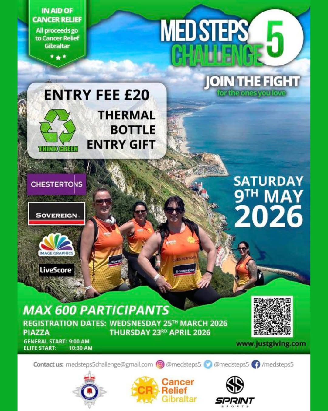Register Now for the MedSteps5 Challenge 2026 at Chestertons Image