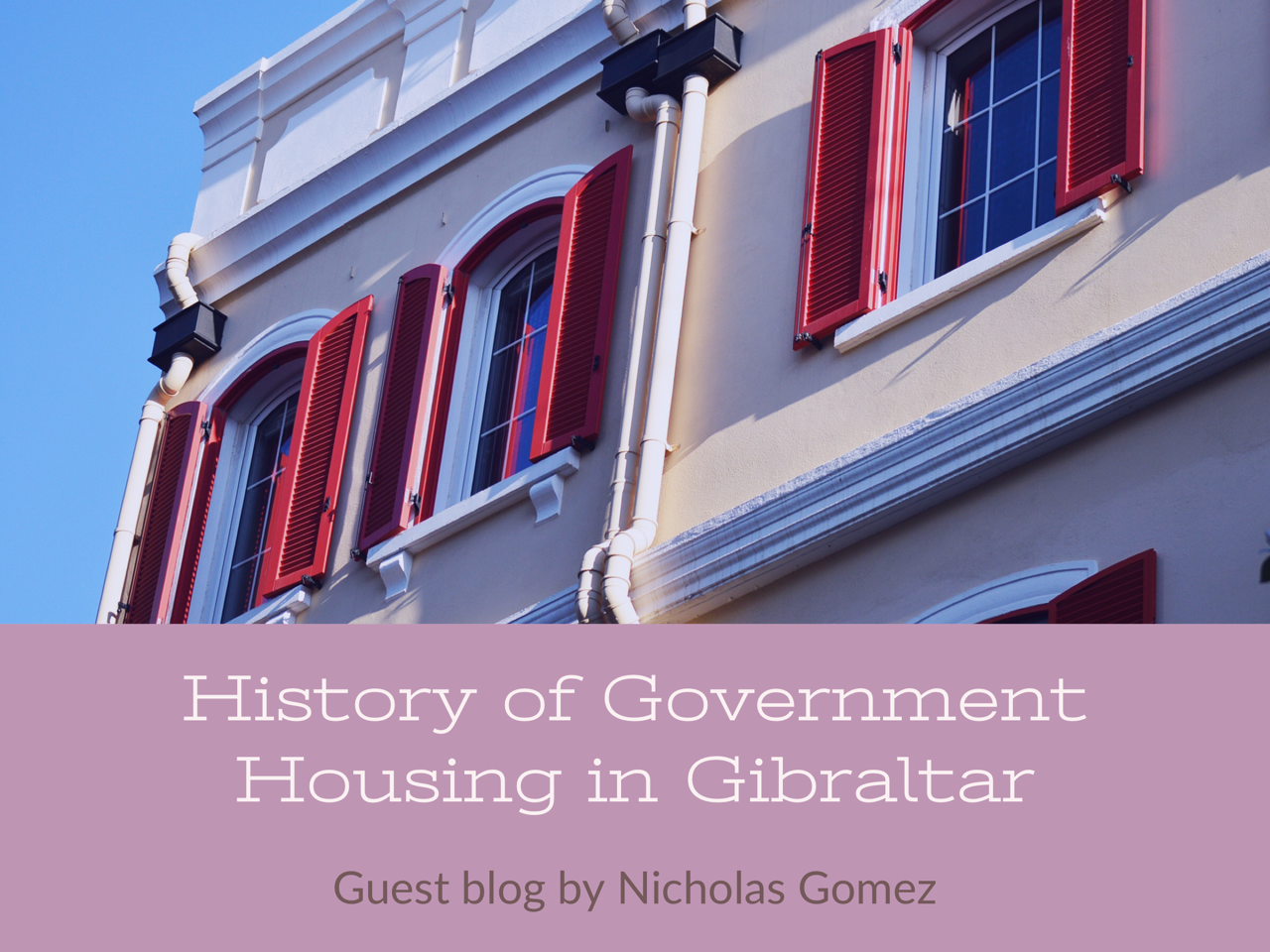 A timeline & history of government housing in Gibraltar  Image