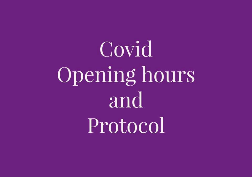 Covid opening hours and protocol Covid opening hours and protocol Image