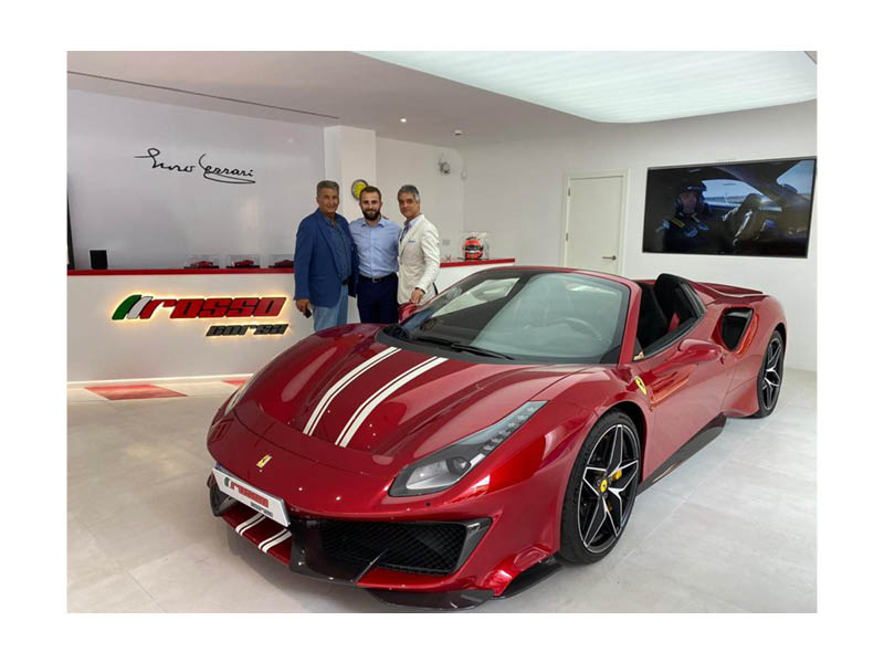 Sponsors invited to Ferrari showroom Image