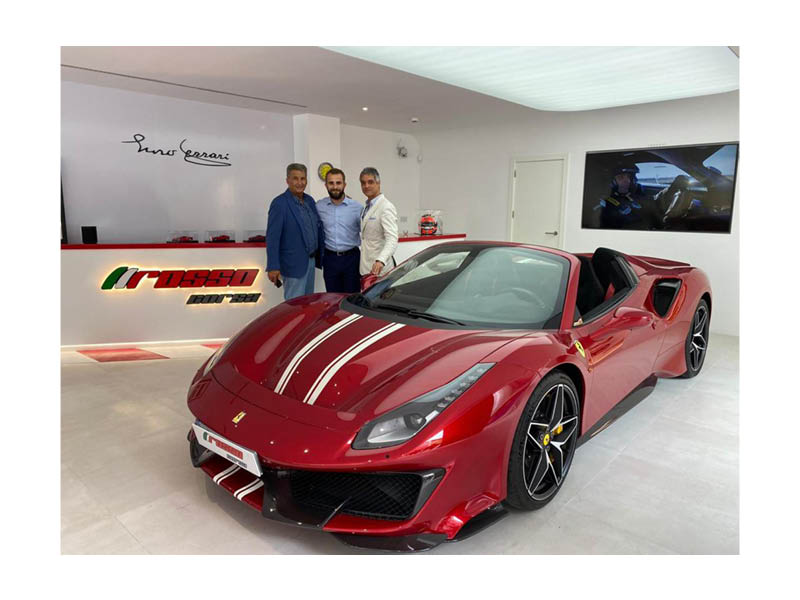Sponsors invited to Ferrari showroom Sponsors invited to Ferrari showroom Image