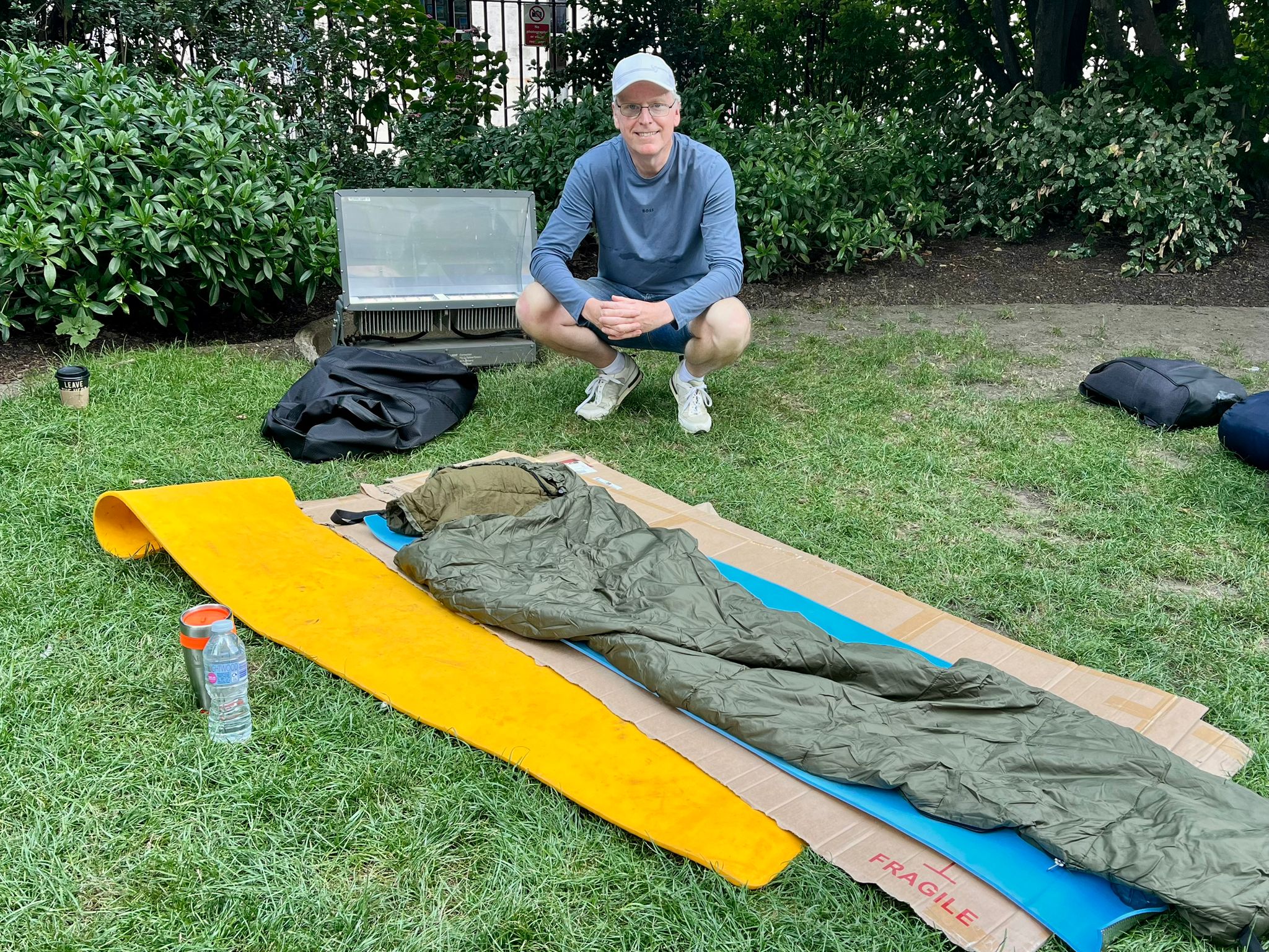 Mike Nicholls Raises £13,800 After St Paul's Cathedral Big Sleep For Veterans Image